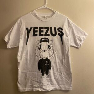 Yeezus Bear Graphic Tee Black & White | Kanye West Streetwear